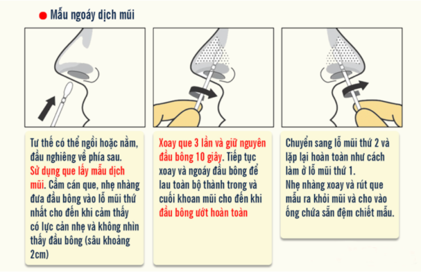 Kỹ thuật lấy dịch mũi