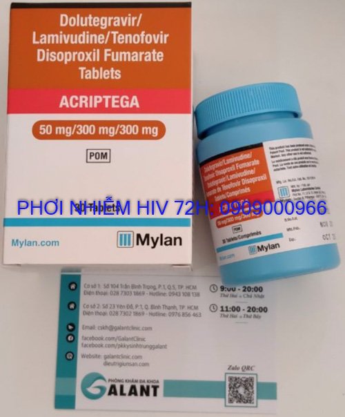 Thuốc phơi nhiễm HIV khẩn cấp 72h Xã Cửa Dương