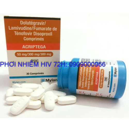 Thuốc phơi nhiễm HIV khẩn cấp 72h vàng Acriptega Thành phố Đà Nẵng