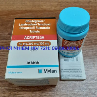 Thuốc phơi nhiễm HIV khẩn cấp 72h vàng Acriptega Quận Liên Chiểu