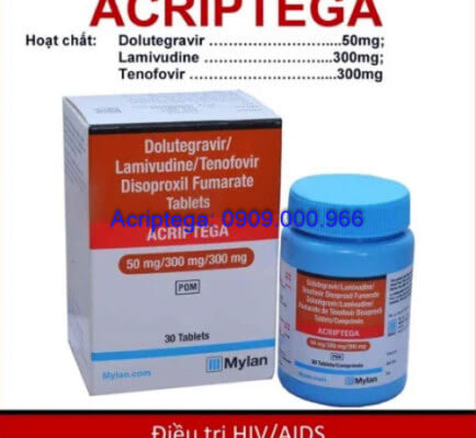 Thuốc phơi nhiễm HIV Acriptega Làng chài Cửa Cạn
