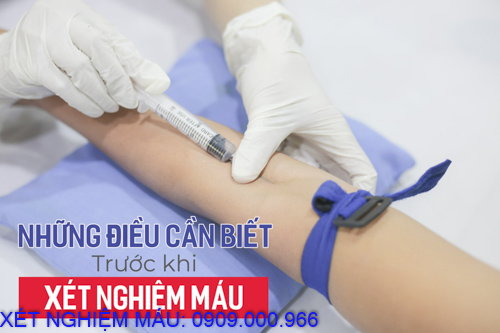 Xét nghiệm máu tại nhà phường Hòa Phú