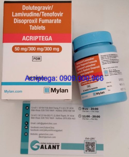 Thuốc phơi nhiễm HIV Acriptega Xã Dương Tơ